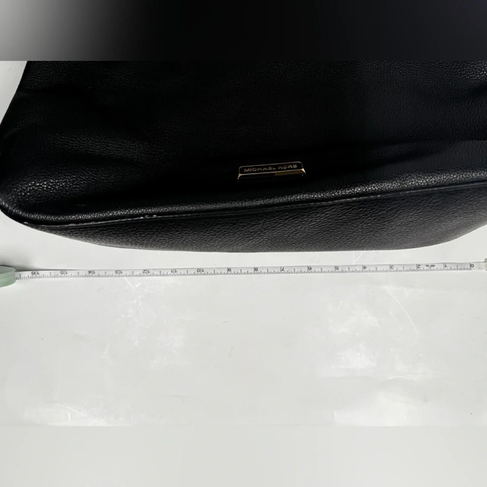 Michael Kors Lexington Medium Hobo Shoulder Bag Black Leather